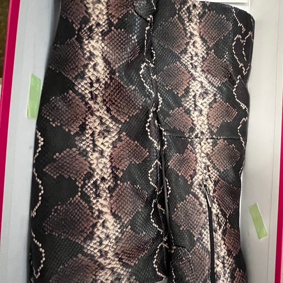 NEW Vince Camuto Nestel Snake Block Knee High Boots BLOCK HEEL MAUVE MULTI NIB - Picture 13 of 13